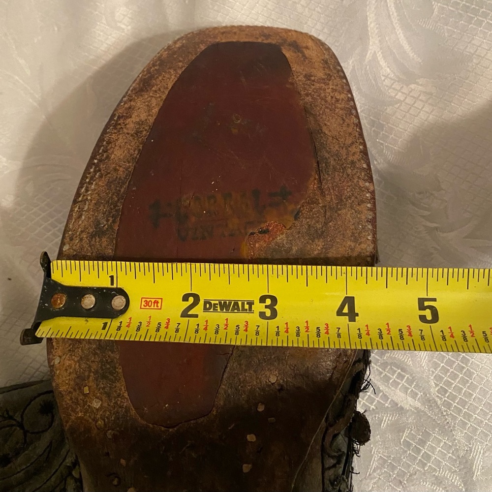 Men’s Corral Vintage leather embroidered square toe western boots. Size 11.5D - Picture 10 of 16
